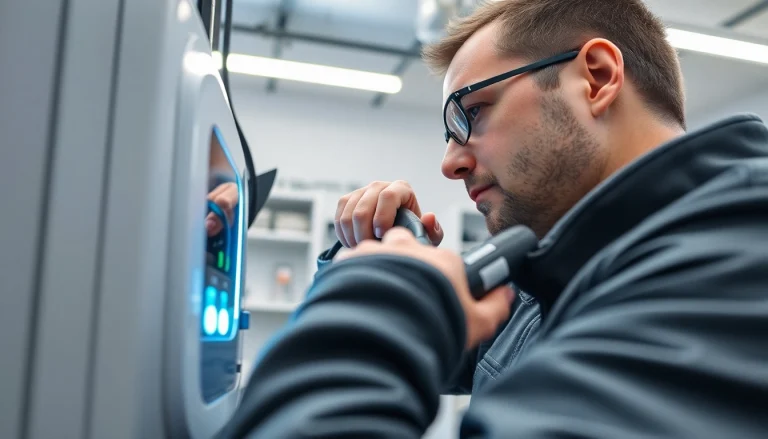 McNally EV charger installation by an expert in a modern home setup.